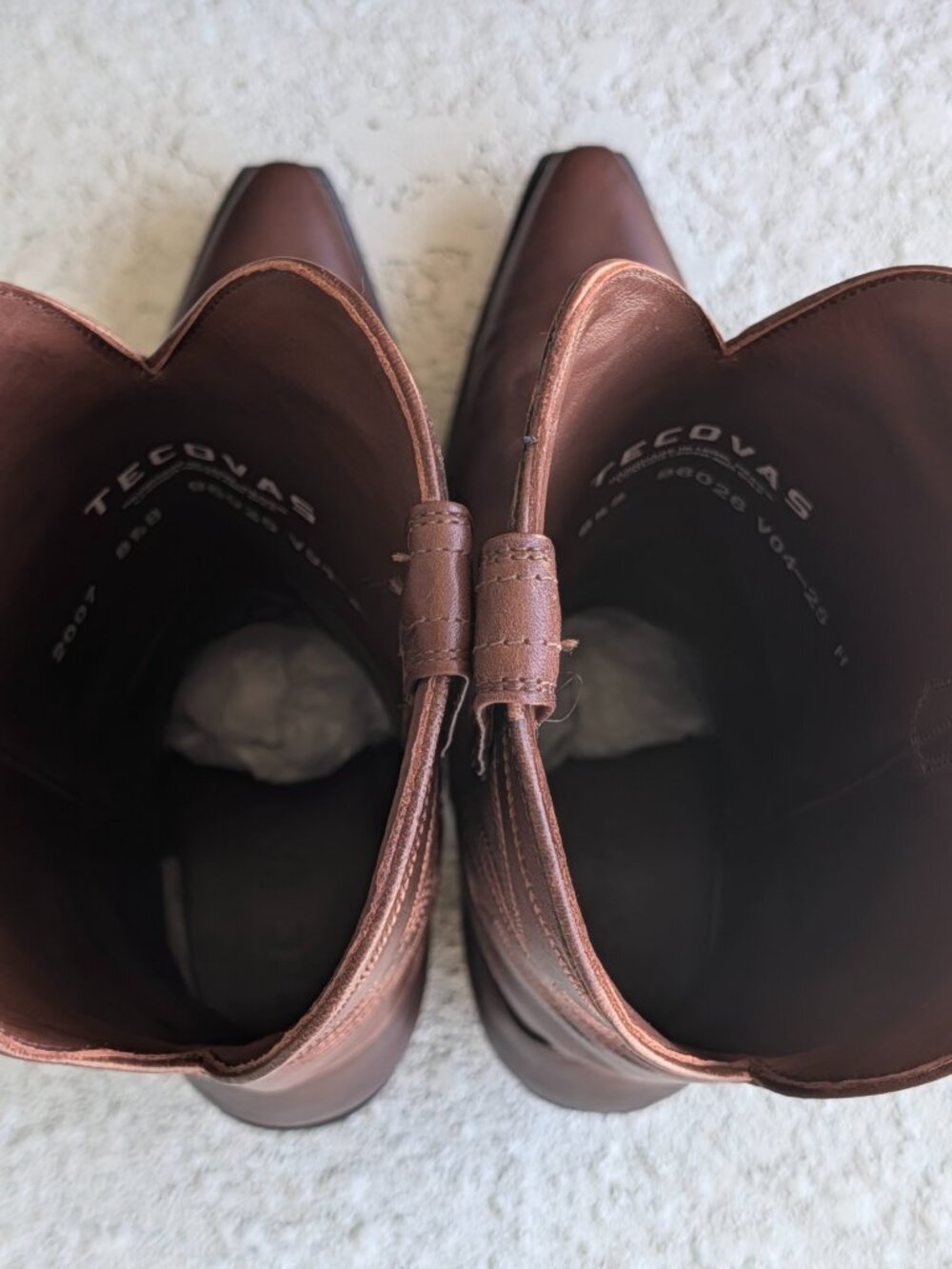 Tecovas The Annie Women's Snip Toe Western Boots in Sequoia (Brown), size 8.5 - Picture 6 of 10
